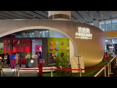 जीवंत रंग और रॉक-पैटन काउंटरटॉप के साथ फेडियर एसएस कैबिनेट