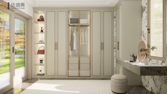 Lux Pearl Walk-In Closet By Fadior Stylish Stainless Steel Customization